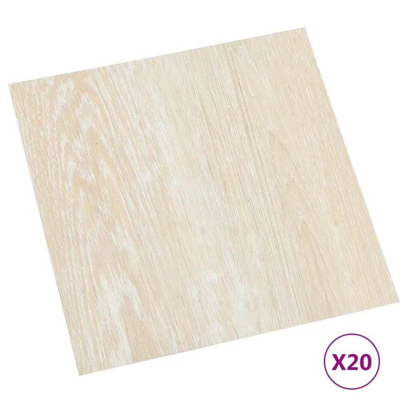 Savesiūnančių Grindų Plokštės 30,5 x 30,5 cm 20 pcs PVC