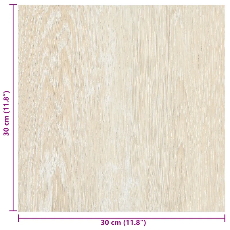 Savesiūnančių Grindų Plokštės 30,5 x 30,5 cm 20 pcs PVC