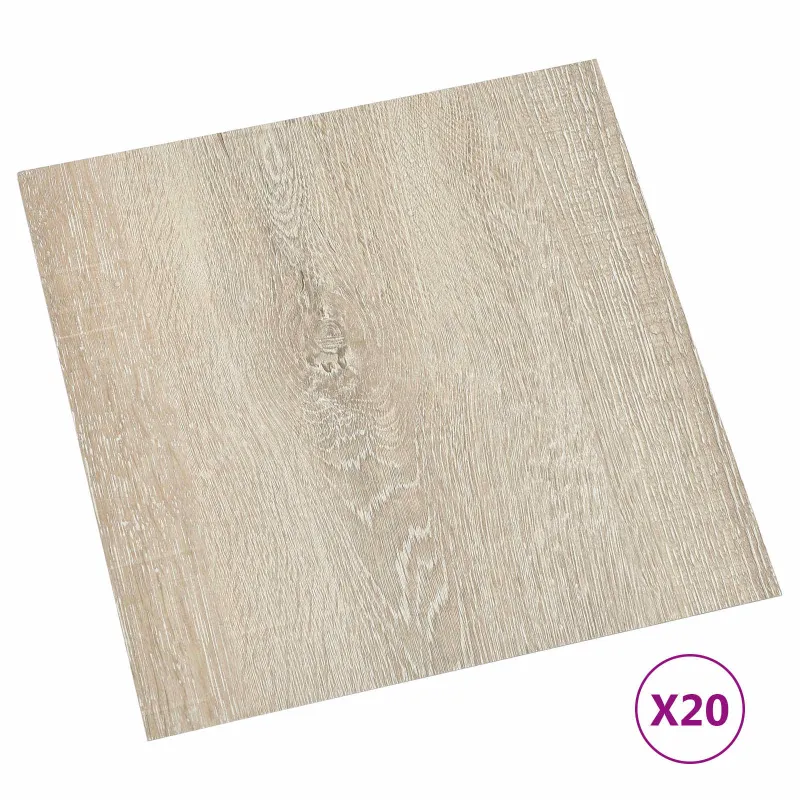 Savesiūnančių Grindų Plokštės 30,5 x 30,5 cm 20 pcs PVC