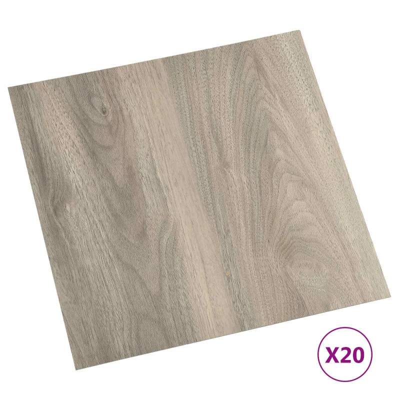 Savesiūnančių Grindų Plokštės 30,5 x 30,5 cm 20 pcs PVC