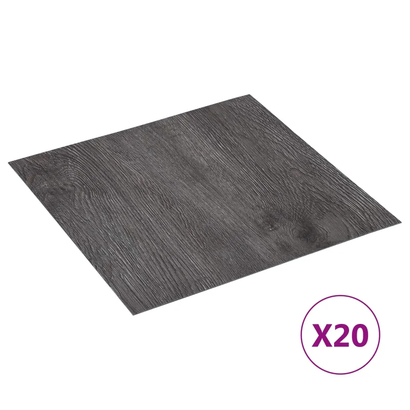 Savesiūnančių Grindų Plokštės 30,5 x 30,5 cm 20 pcs PVC