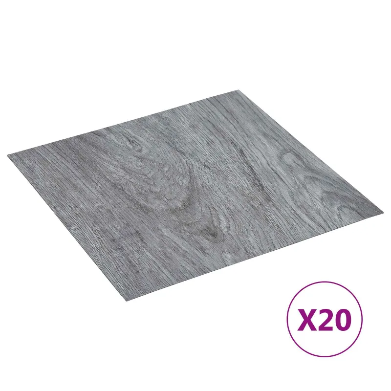 Savesiūnančių Grindų Plokštės 30,5 x 30,5 cm 20 pcs PVC