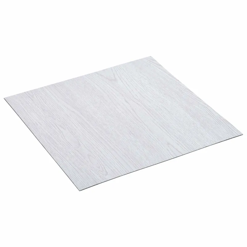 Savesiūnančių Grindų Plokštės 30,5 x 30,5 cm 20 pcs PVC Balta