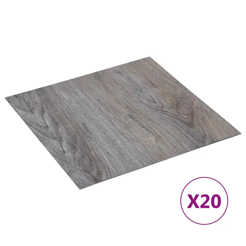 Savesiūnančių Grindų Plokštės 30,5 x 30,5 cm 20 pcs PVC