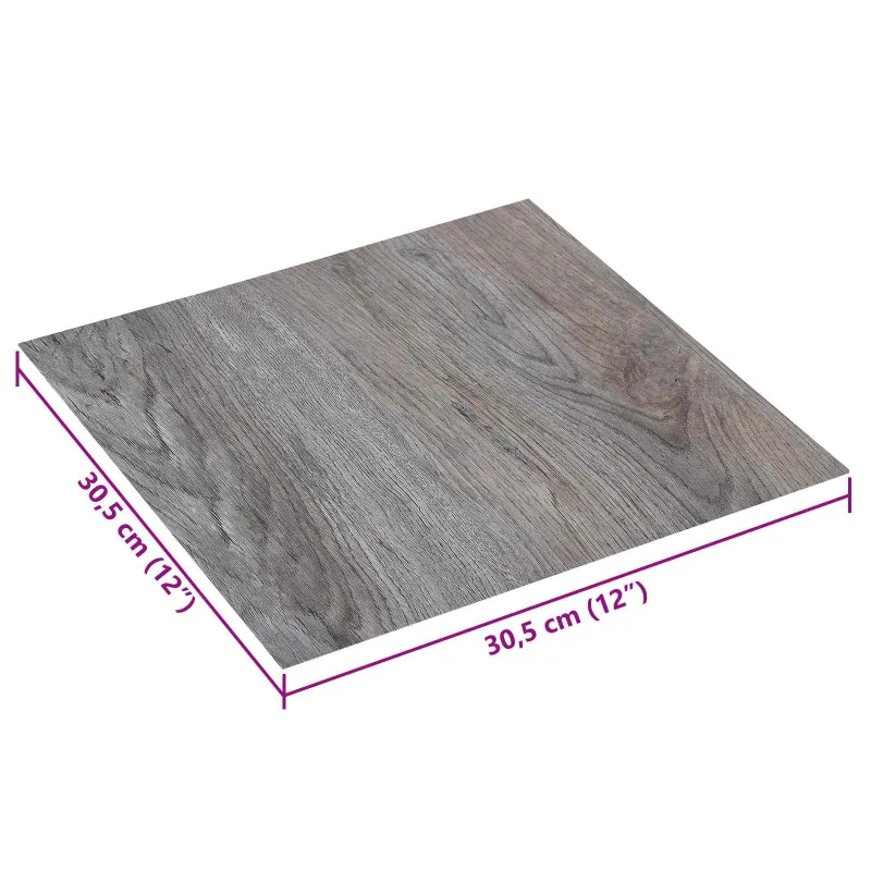 Savesiūnančių Grindų Plokštės 30,5 x 30,5 cm 20 pcs PVC