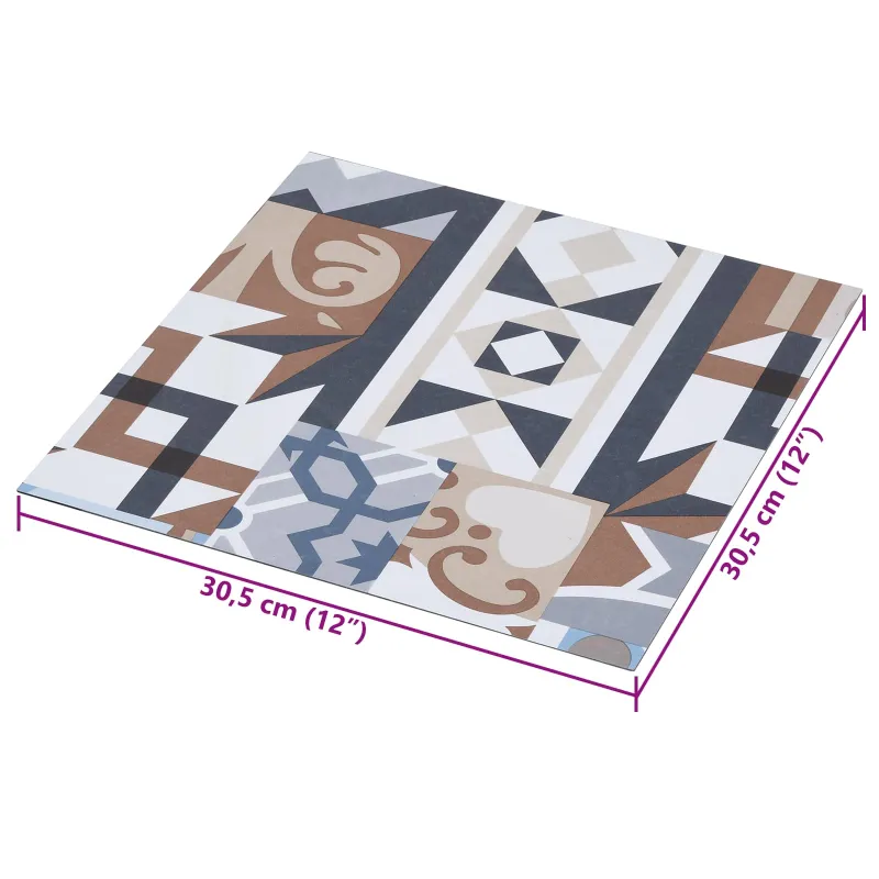 Savesiūnančių Grindų Plokštės 30,5 x 30,5 cm 20 pcs PVC