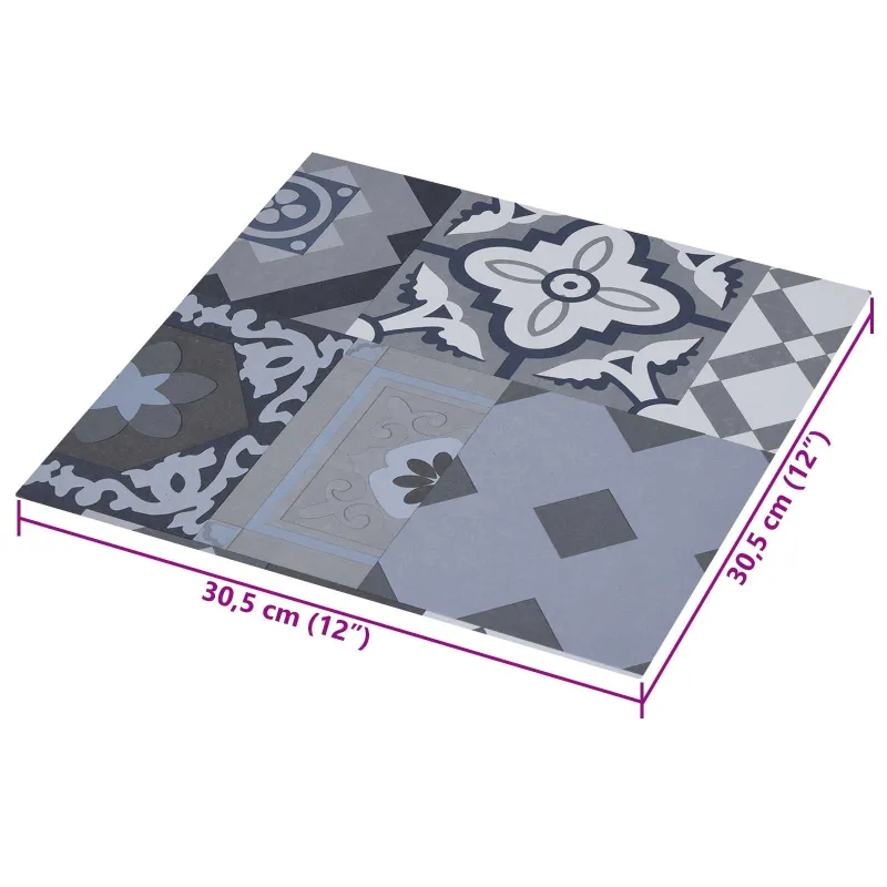 Savesiūnančių Grindų Plokštės 30,5 x 30,5 cm 20 pcs PVC