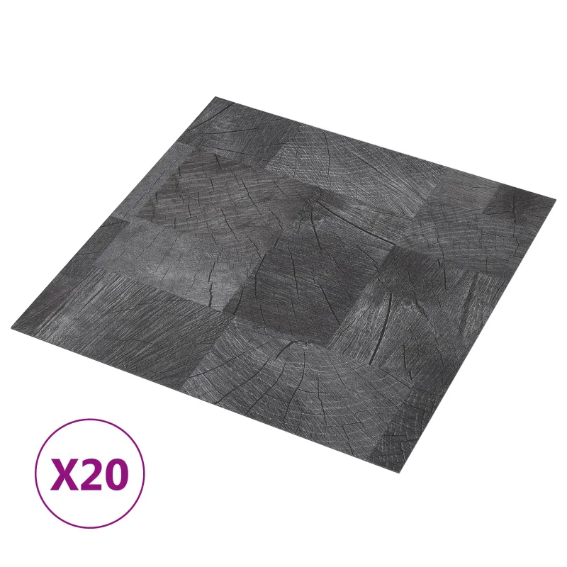 Savesiūnančių Grindų Plokštės 30,5 x 30,5 cm 20 pcs PVC