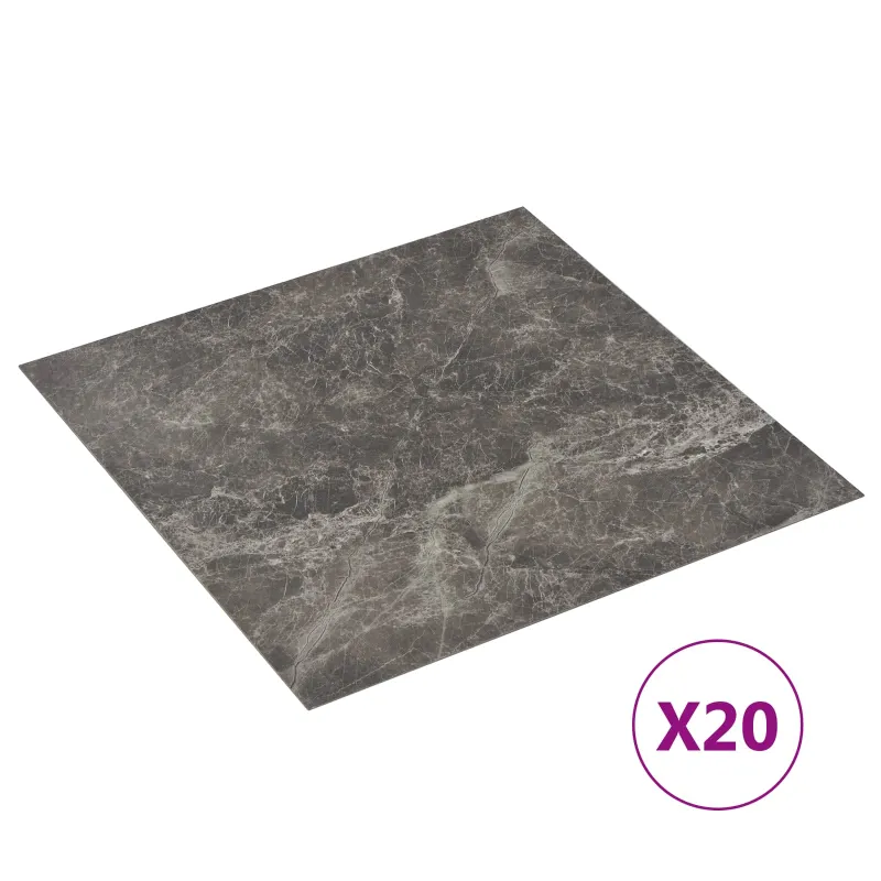 Savesiūnančių Grindų Plokštės 30,5 x 30,5 cm 20 pcs PVC