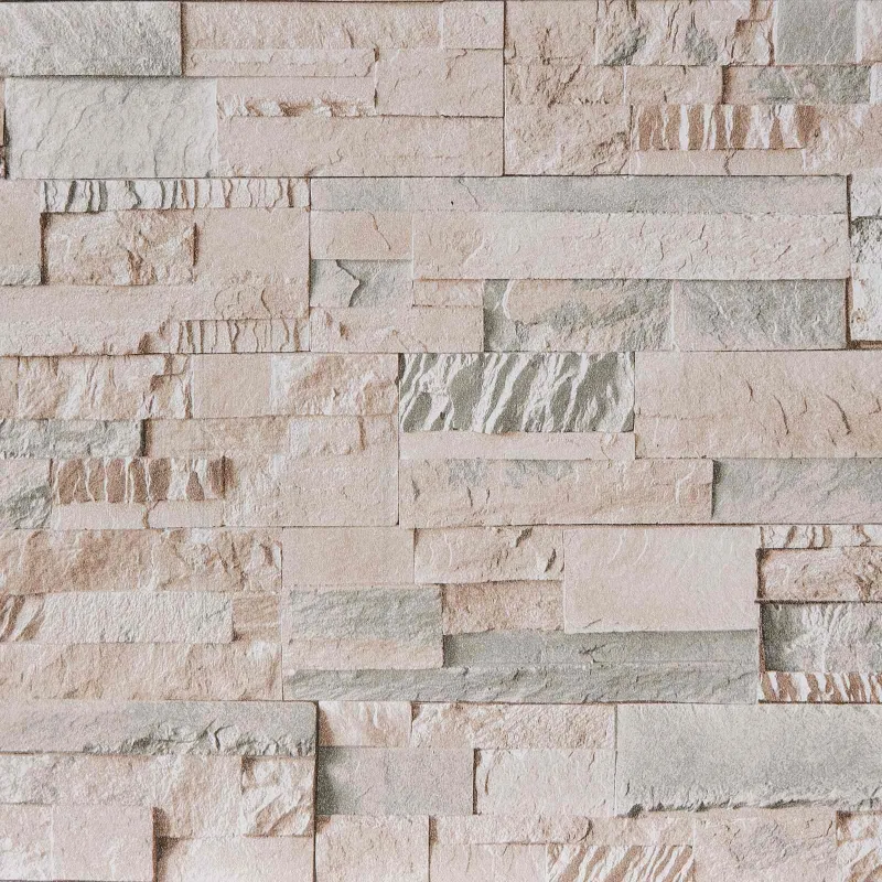 3D akmens tapetai Smėlio 10 x 0,53 m Nekvėpuojantis audinys