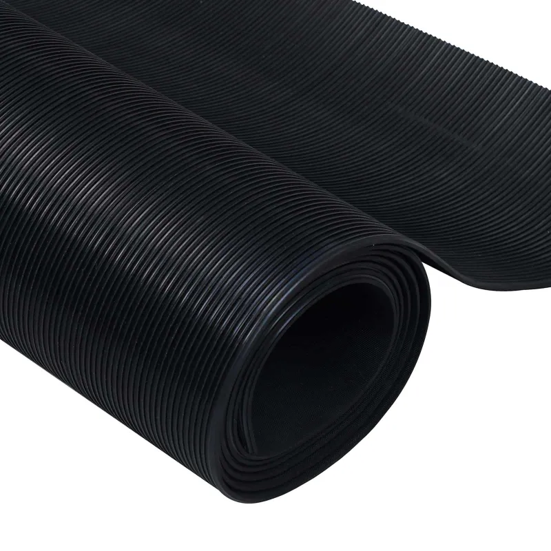 Grindų kilimėlis Juoda 1 x 2 m Guma