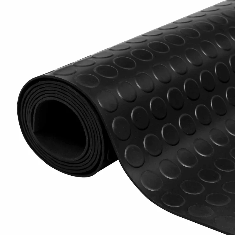 Grindų kilimėlis Juoda 1 x 2 m Guma