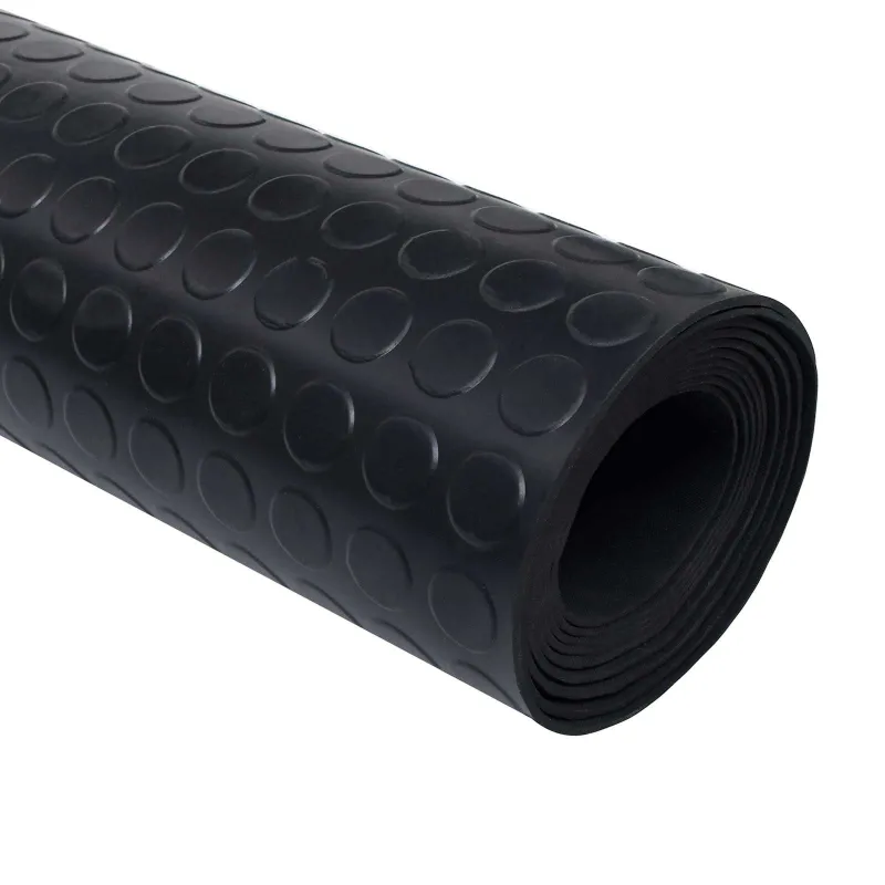 Grindų kilimėlis Juoda 1,5 x 2 m Guma