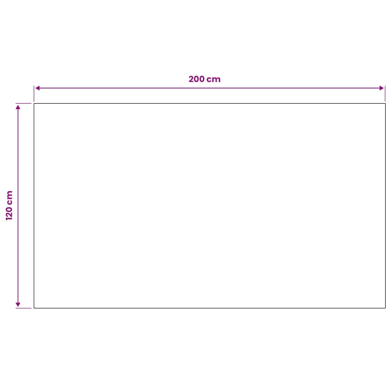 Grindų kilimėlis Juoda 1,2 x 2 m Guma