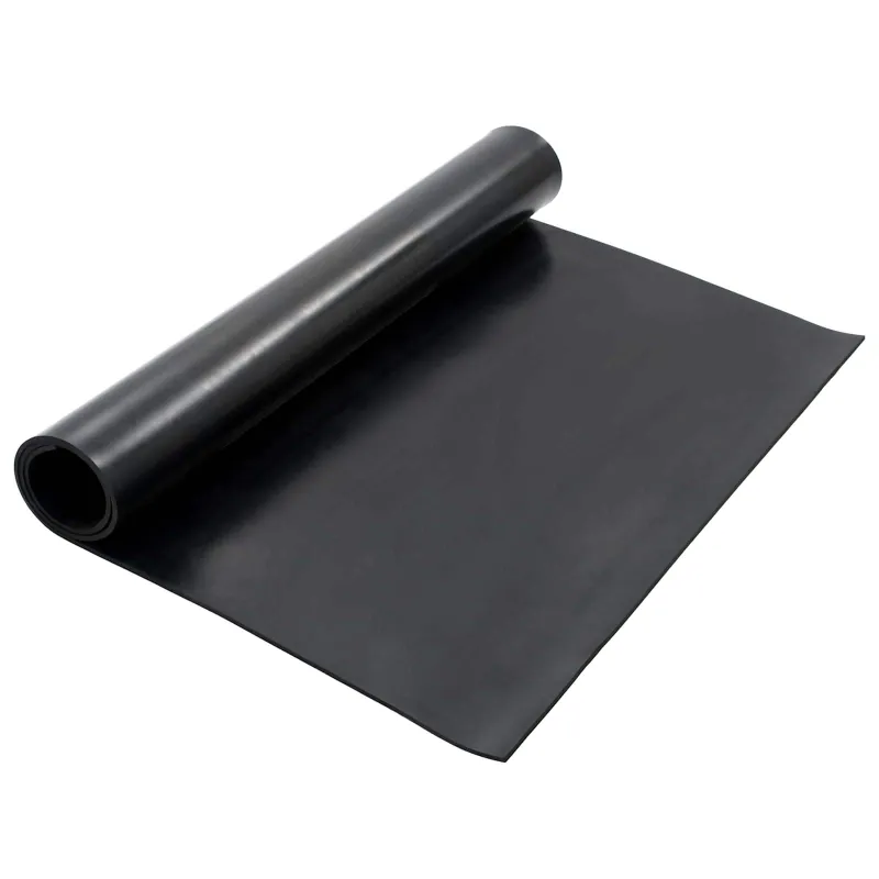 Grindų kilimėlis Juoda 1,2 x 2 m Guma