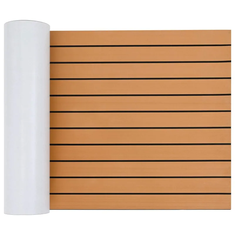 Valties kilimėlis Dryžuotas Ruda ir juoda 240 x 60 cm EVA
