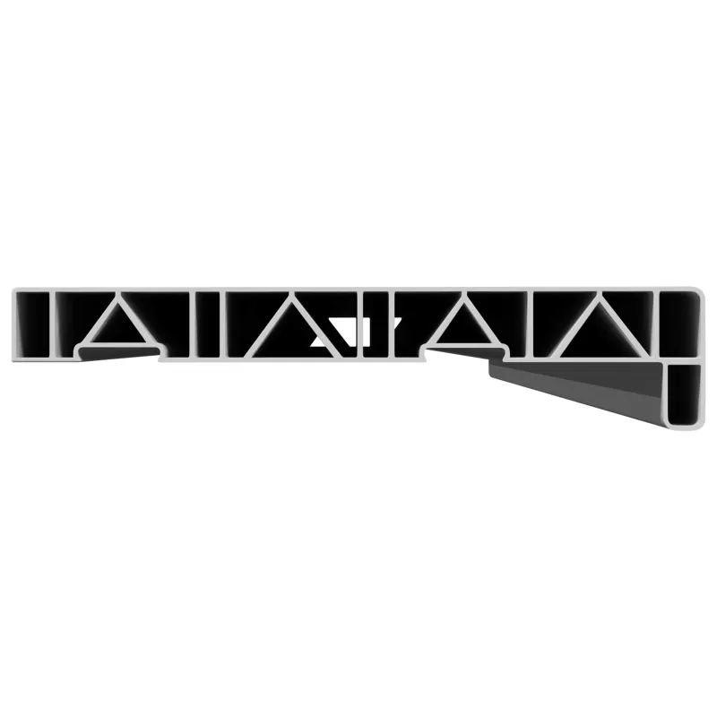 Langų palangė Balta 160 x 20 x 4,5 cm PVC