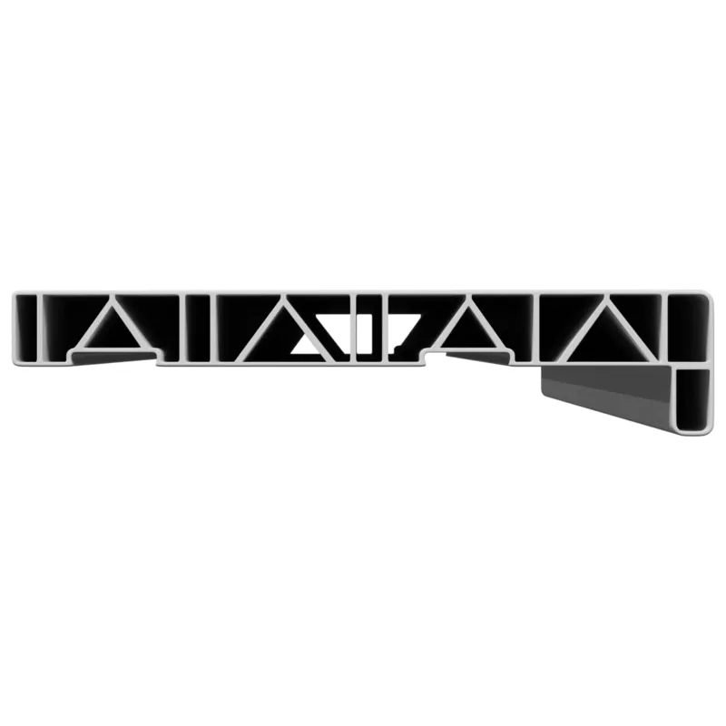 Langų palangė Balta 80 x 25 x 4,5 cm PVC