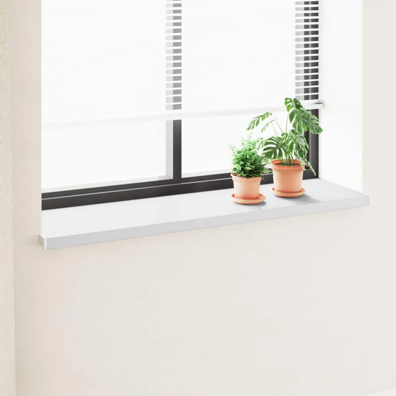 Langų palangė Balta 160 x 40 x 4,5 cm PVC