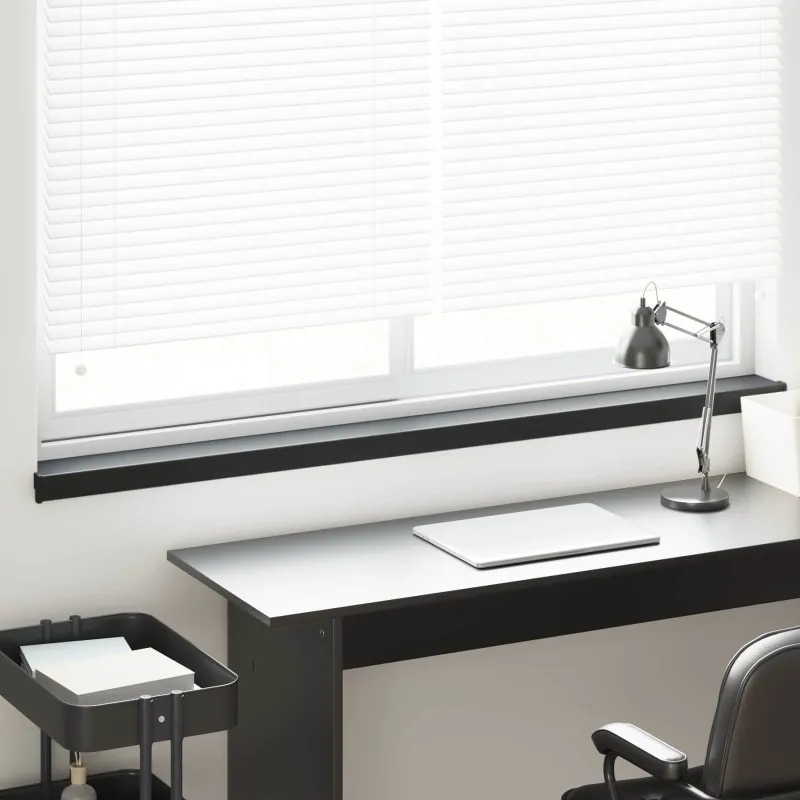 Langų palangė Juoda su medienos tekstūra 160 x 10 x 4,5 cm PVC