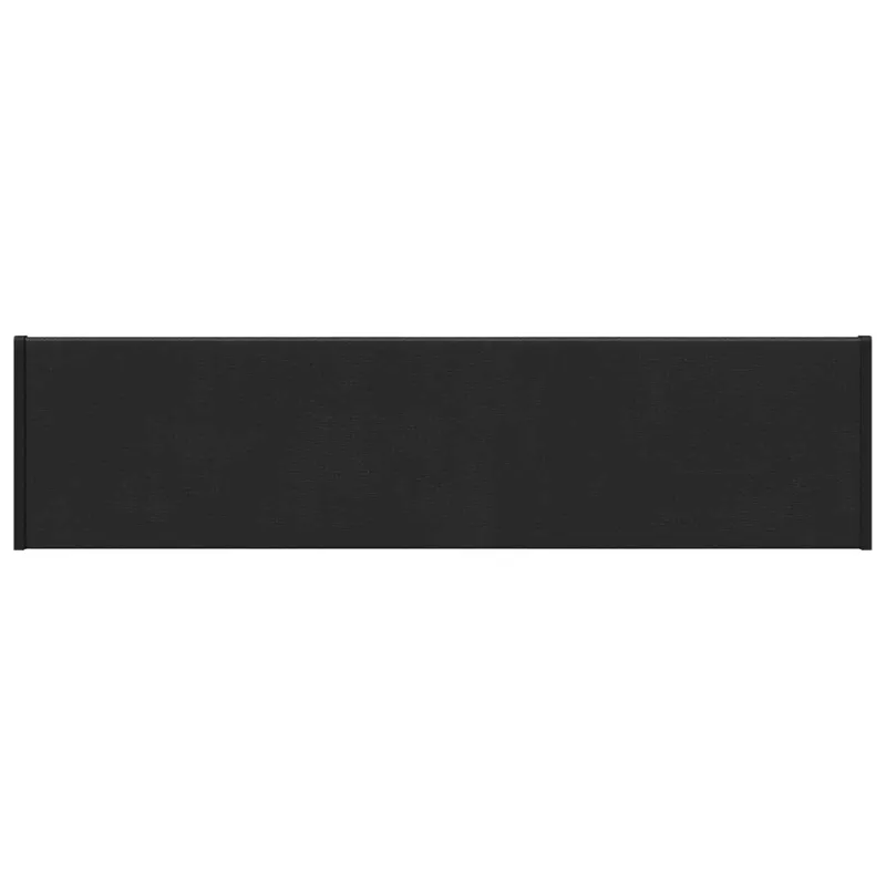 Langų palangė Juoda su medienos tekstūra 100 x 20 x 4,5 cm PVC