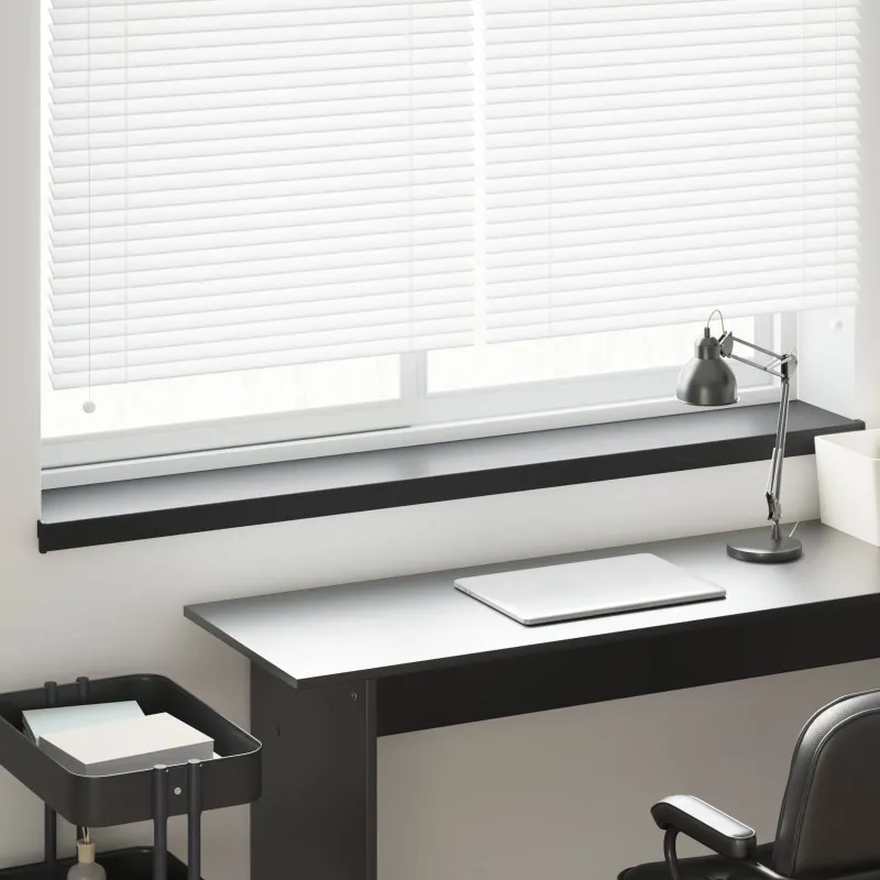 Langų palangė Juoda su medienos tekstūra 120 x 25 x 4,5 cm PVC