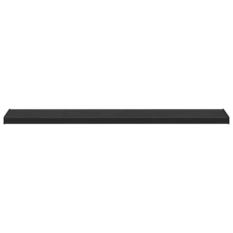 Langų palangė Juoda su medienos tekstūra 160 x 30 x 4,5 cm PVC
