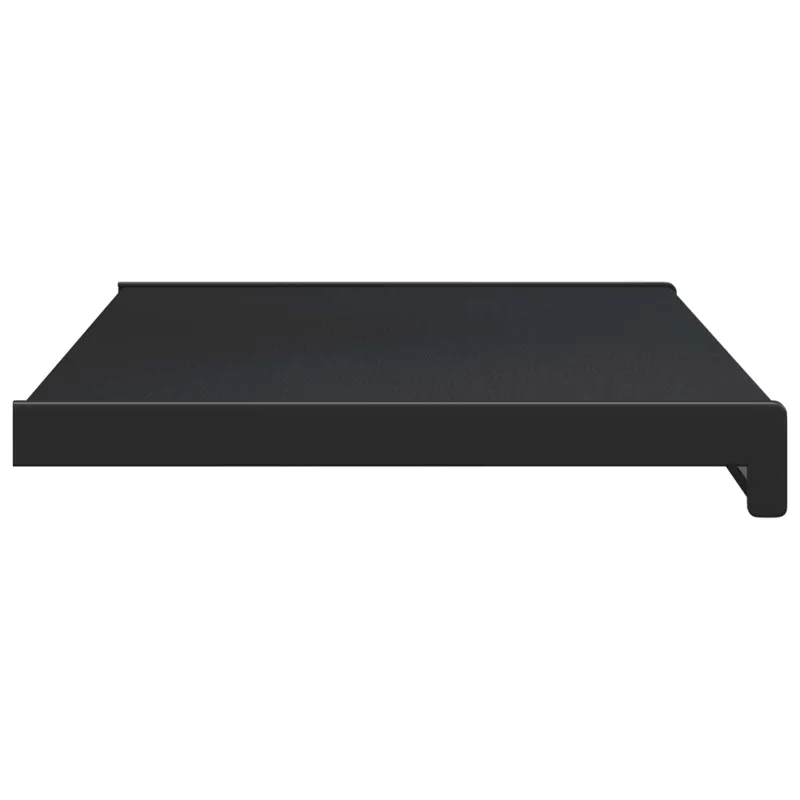 Langų palangė Juoda su medienos tekstūra 100 x 35 x 4,5 cm PVC