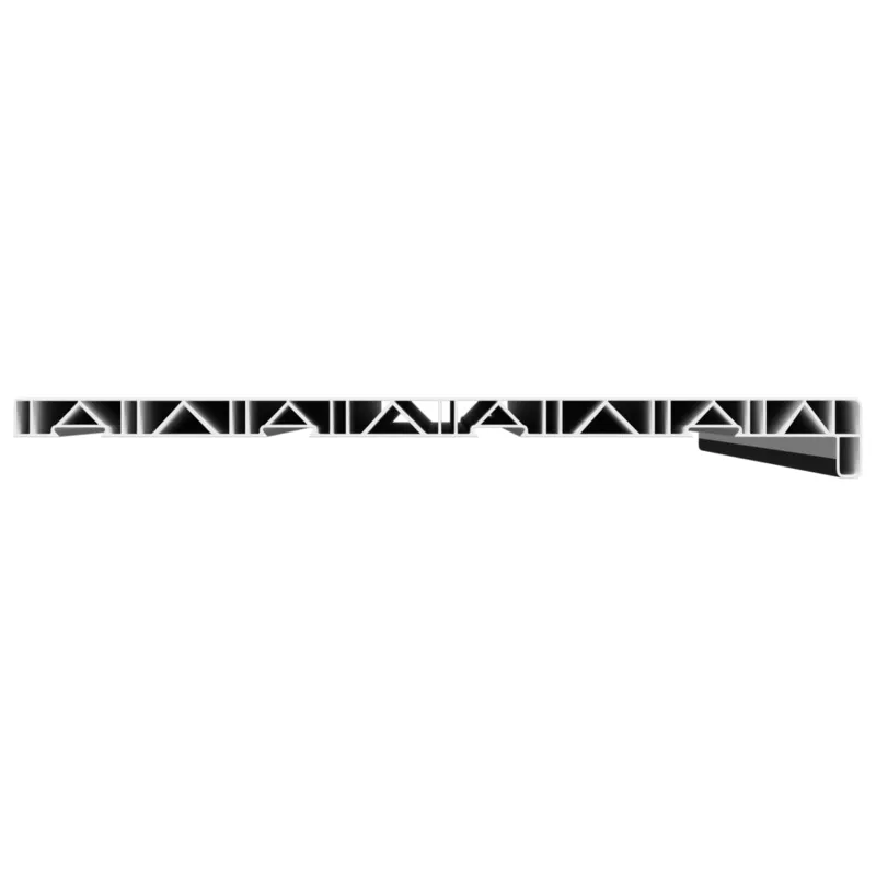 Langų palangė Juoda su medienos tekstūra 100 x 40 x 4,5 cm PVC