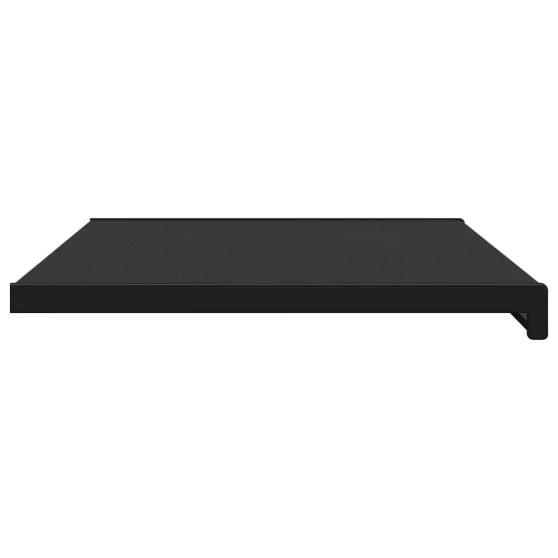 Langų palangė Juoda su medienos tekstūra 100 x 40 x 4,5 cm PVC