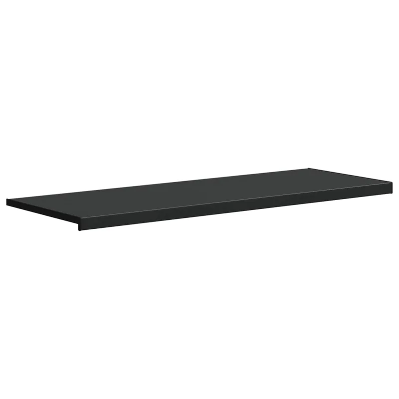 Langų palangė Juoda su medienos tekstūra 160 x 50 x 4,5 cm PVC