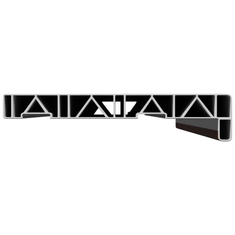 Langų palangė Ruda mediena 100 x 25 x 4,5 cm PVC