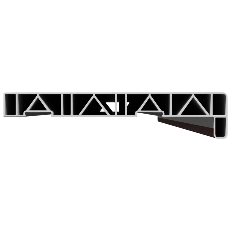 Langų palangė Ruda mediena 160 x 25 x 4,5 cm PVC