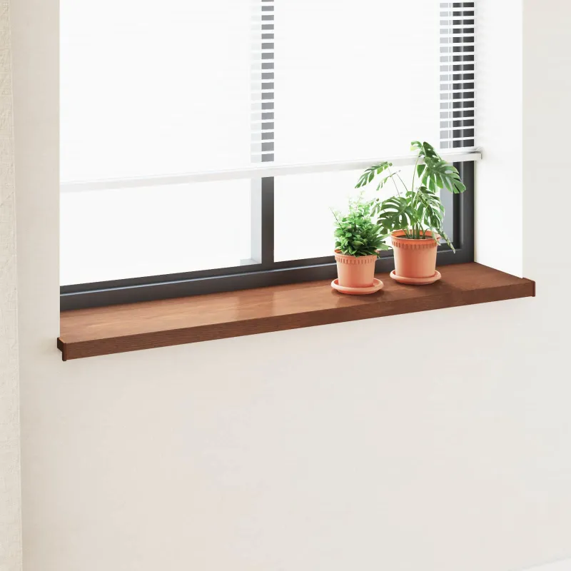 Langų palangė Ruda mediena 140 x 30 x 4,5 cm PVC