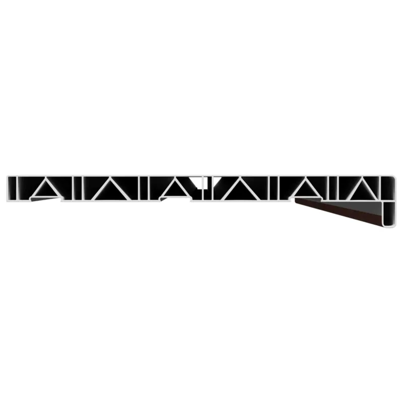Langų palangė Ruda mediena 160 x 30 x 4,5 cm PVC