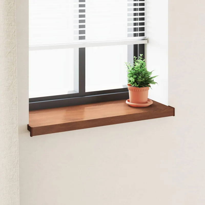 Langų palangė Ruda mediena 80 x 35 x 4,5 cm PVC