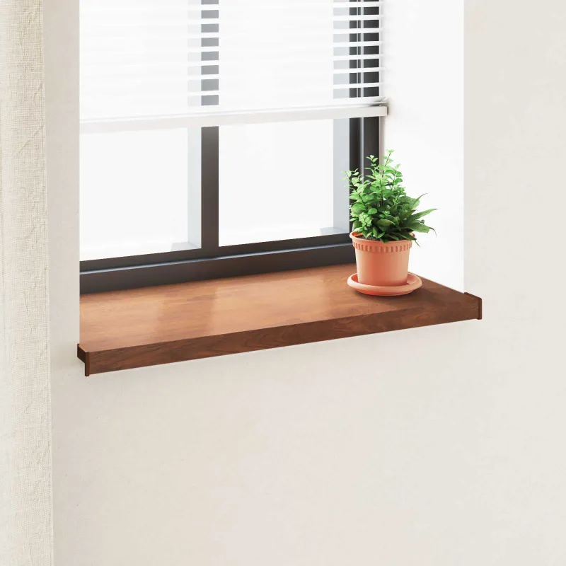 Langų palangė Ruda mediena 60 x 40 x 4,5 cm PVC