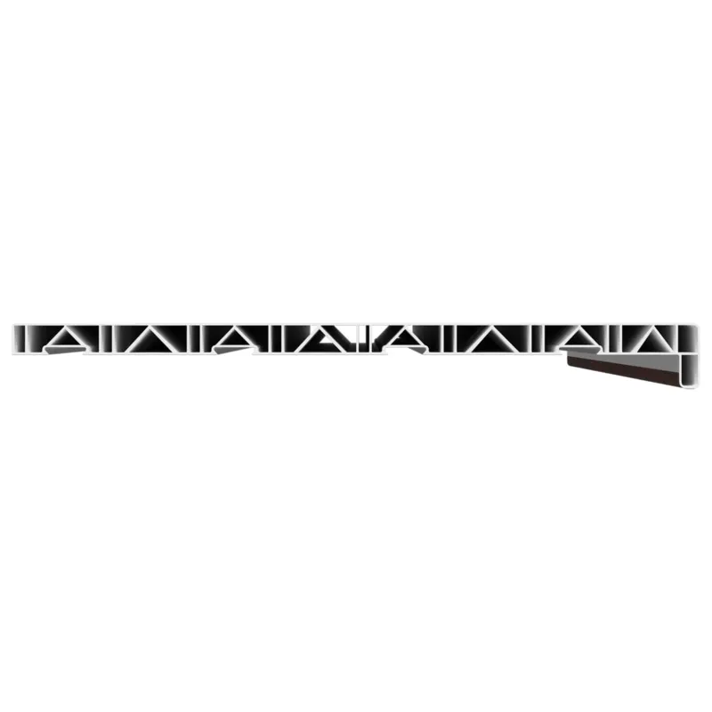 Langų palangė Ruda mediena 80 x 40 x 4,5 cm PVC