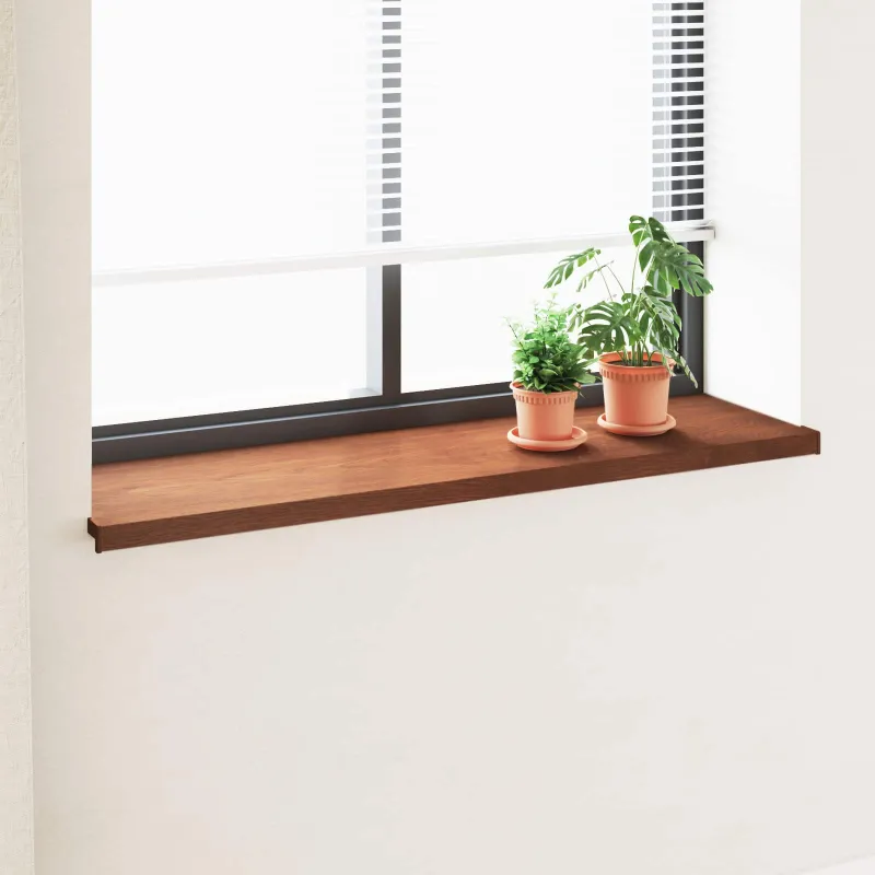 Langų palangė Ruda mediena 140 x 45 x 4,5 cm PVC