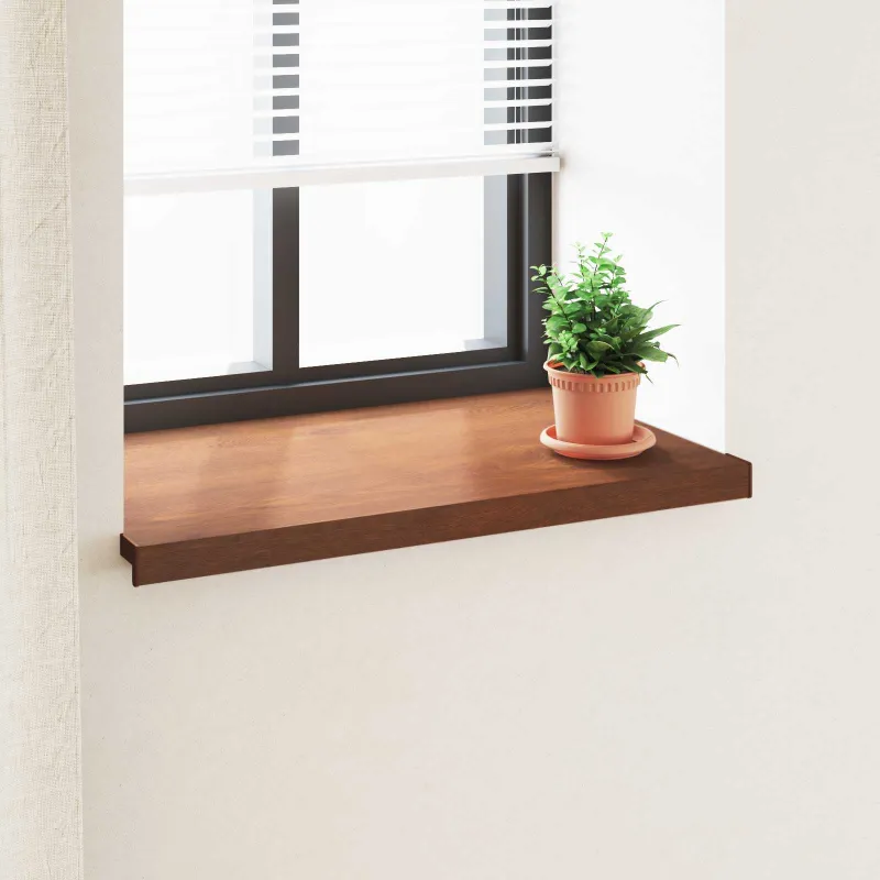 Langų palangė Ruda mediena 80 x 50 x 4,5 cm PVC