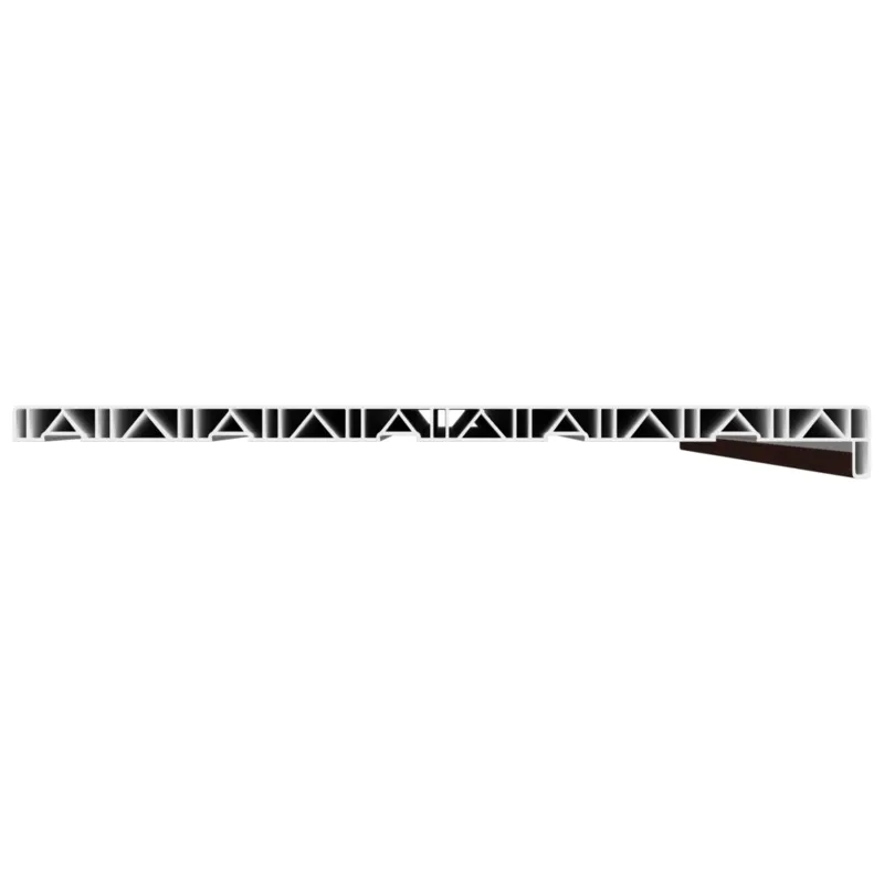 Langų palangė Ruda mediena 160 x 50 x 4,5 cm PVC