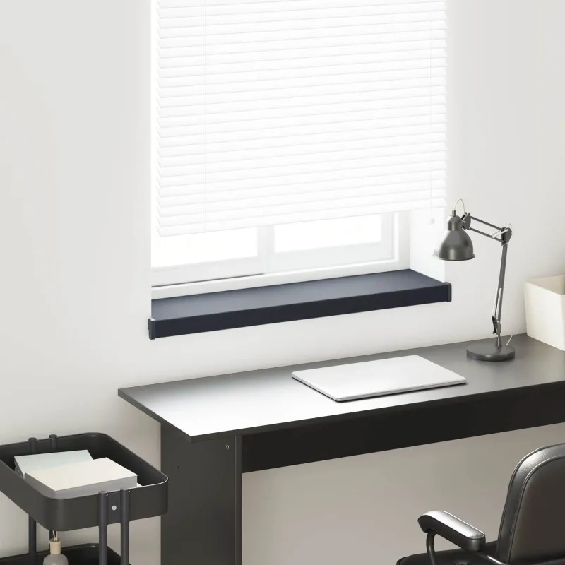 Langų palangė Antracitas su medienos tekstūra 60 x 20 x 4,5 cm