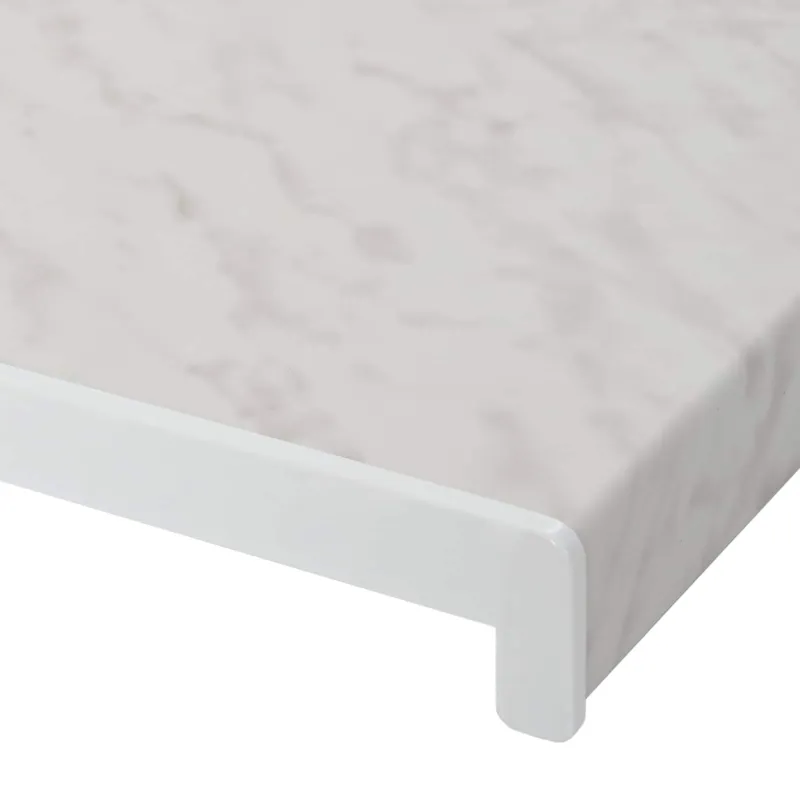 Langų palangė Marmurinė tekstūra 120 x 20 x 4,5 cm PVC