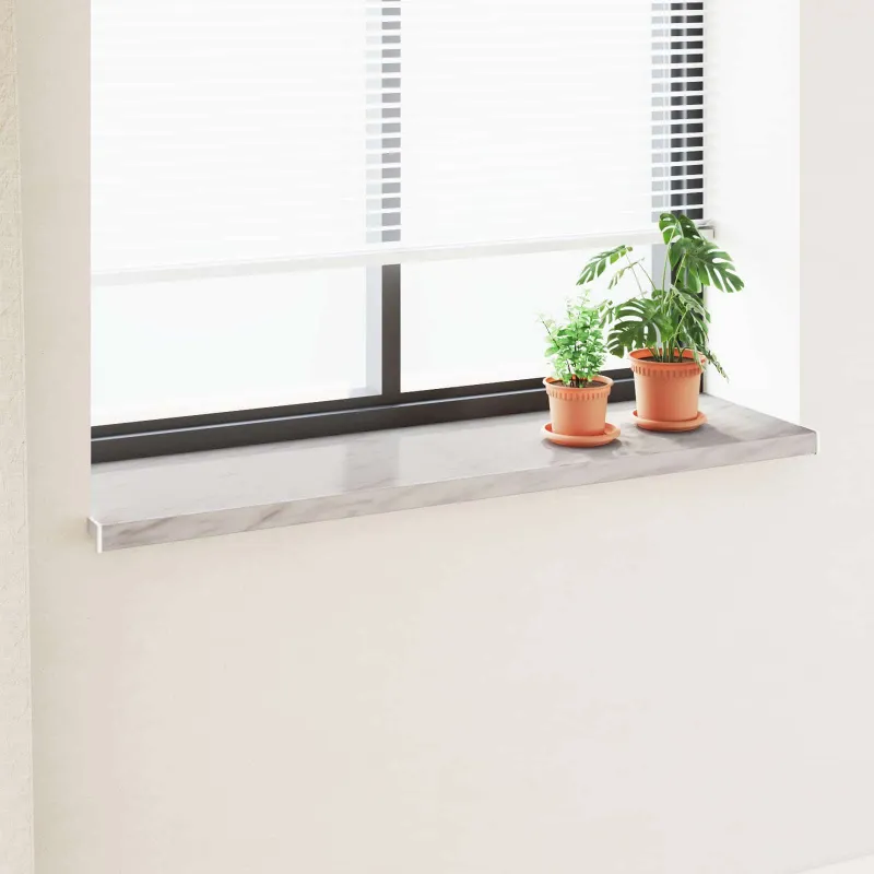 Langų palangė Marmurinė tekstūra 160 x 40 x 4,5 cm PVC