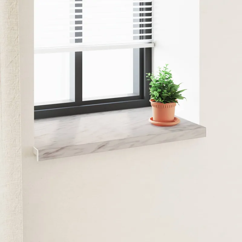 Langų palangė Marmurinė tekstūra 60 x 50 x 4,5 cm PVC