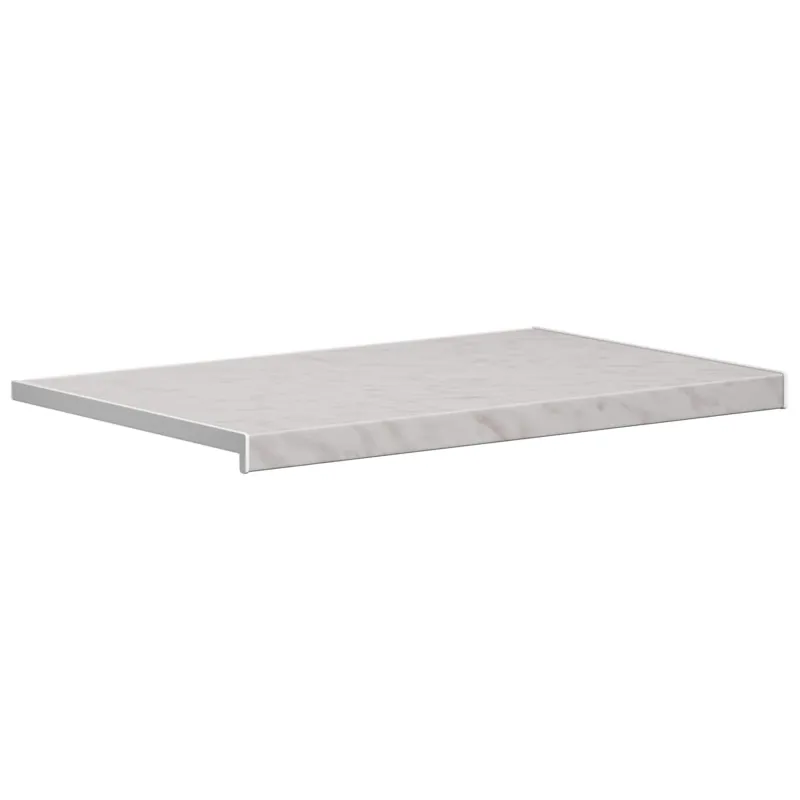 Langų palangė Marmurinė tekstūra 100 x 50 x 4,5 cm PVC