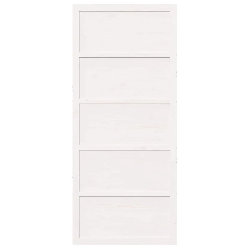 Tvarto durys Balta 100 x 2,5 x 208 cm Pušies medienos masyvas