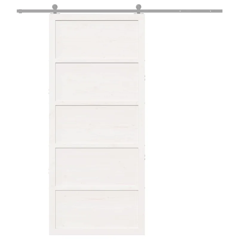 Tvarto durys Balta 90 x 2,5 x 208 cm Pušies medienos masyvas
