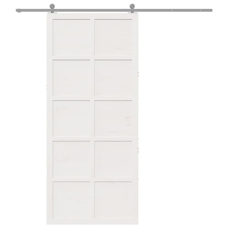 Tvarto durys Balta 90 x 2,5 x 208 cm Pušies medienos masyvas