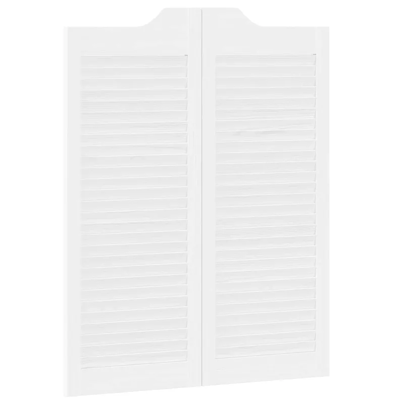 Sukamosios durys Balta 100 x 40 cm Pušies medienos masyvas